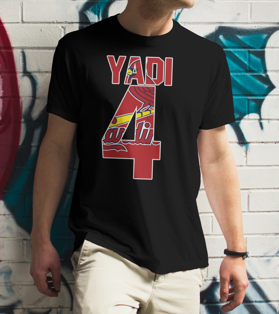 St. Louis Cardinals Yadier Molina Yadi 4 Jersey T-Shirt