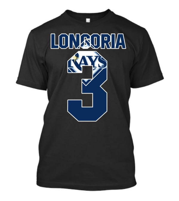 Longoria 3 Tampa Bay Rays T-Shirt