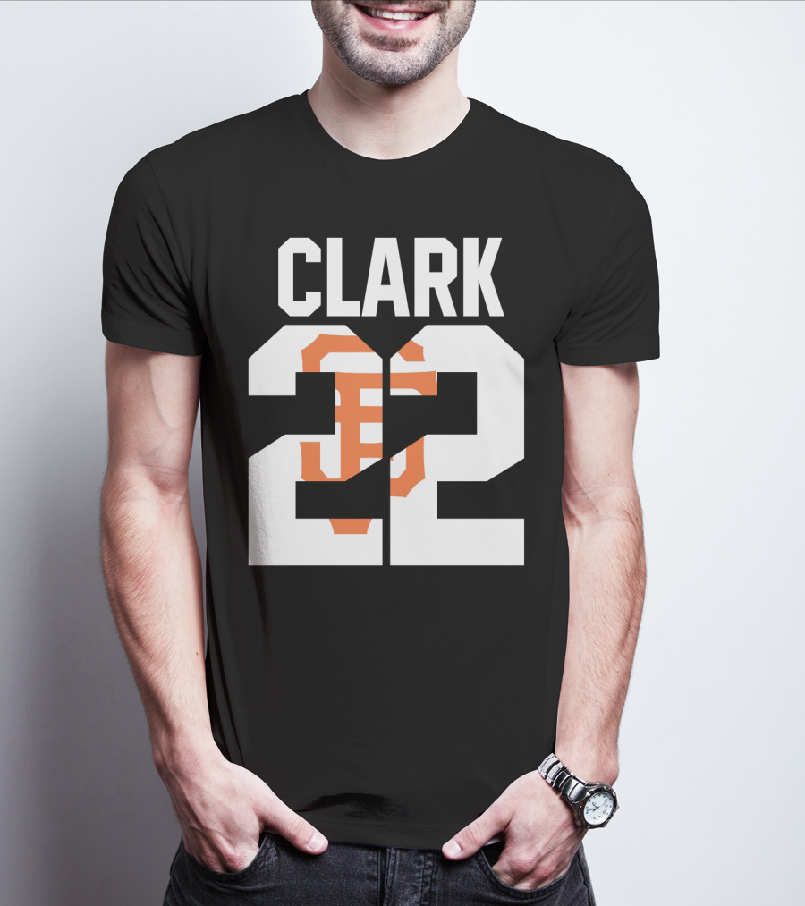 Clark 22 San Francisco Giants 1989 T-Shirt