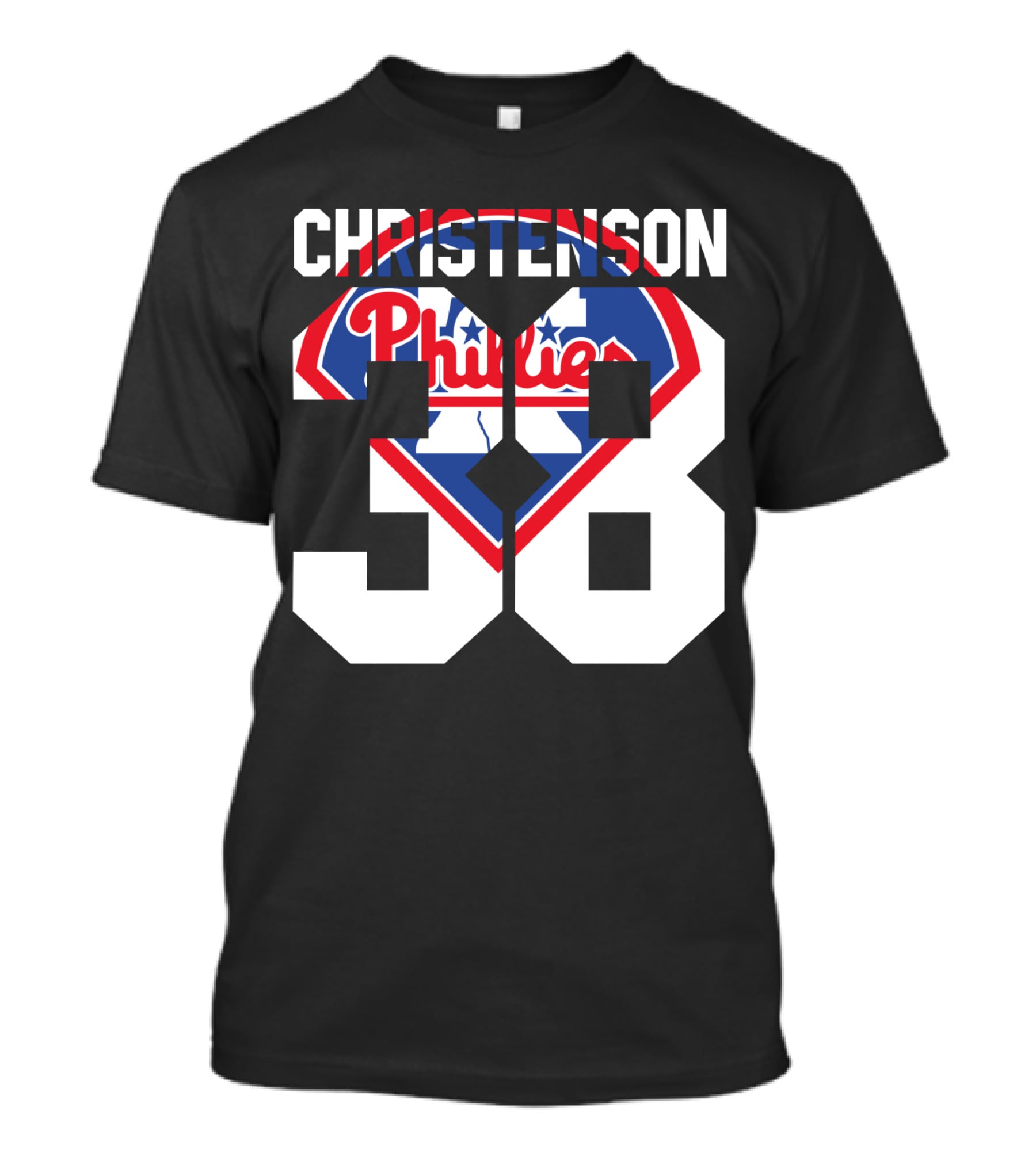 Christenson 38 Philadelphia Phillies 1981 Baseball T-Shirt
