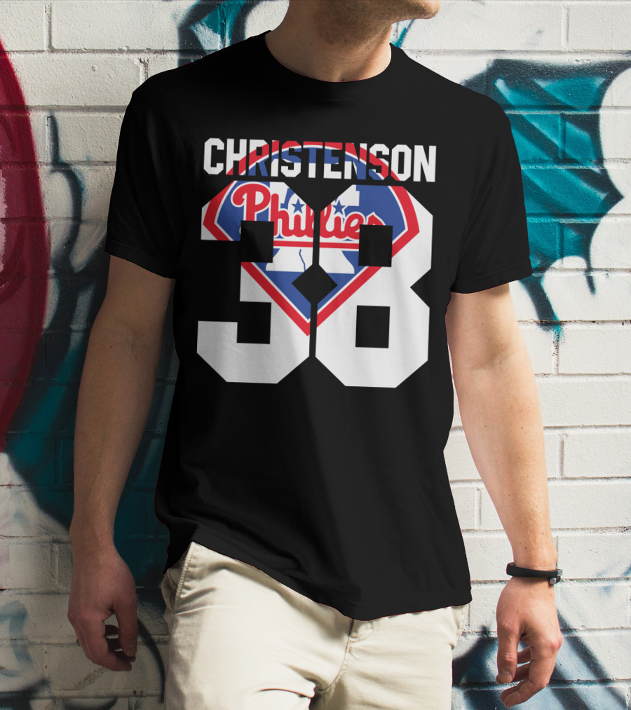 Christenson 38 Philadelphia Phillies 1981 Baseball T-Shirt