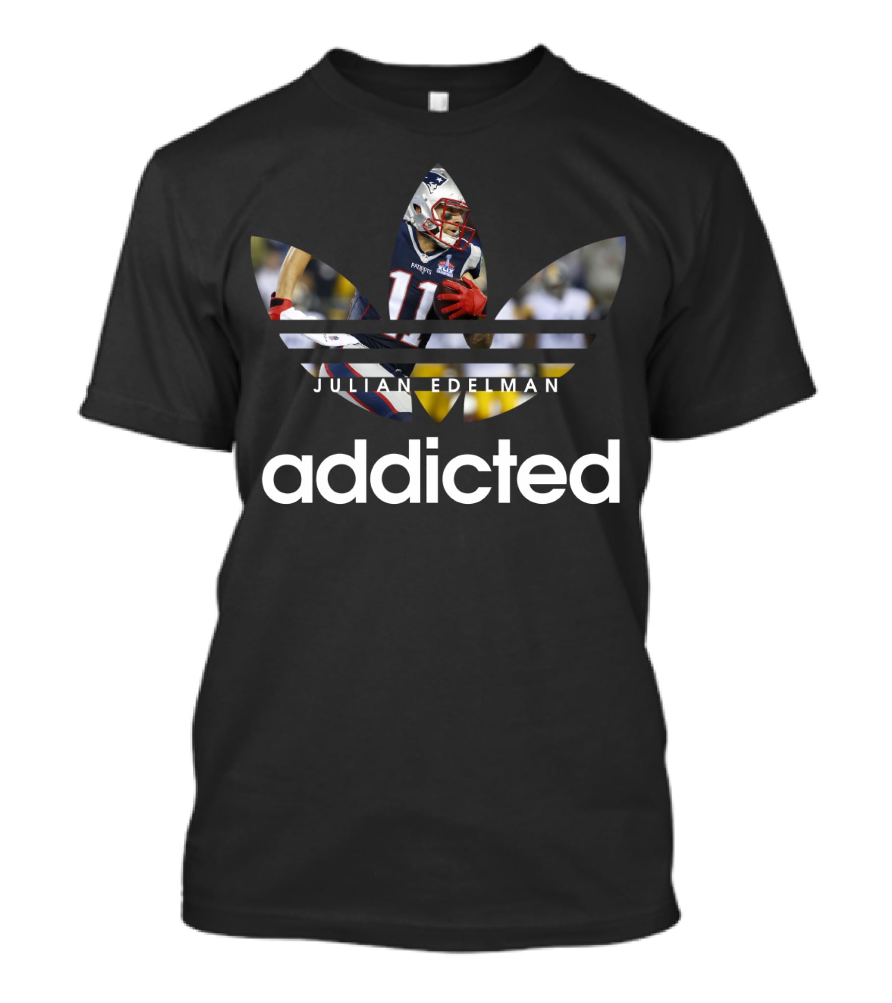 New England Patriots Julian Edelman Addicted Nfl T-Shirt