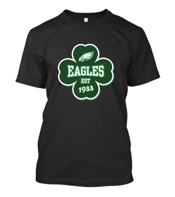 Philadelphia Eagles Shamrock St. Patrick's Day Est 1933 T-Shirt
