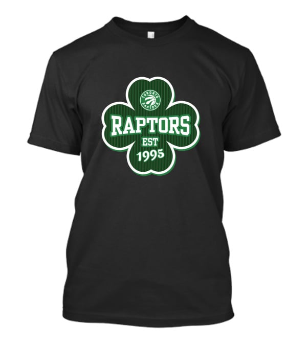 Toronto Raptors St Patrick's Day Shamrock Est 1995 T-Shirt