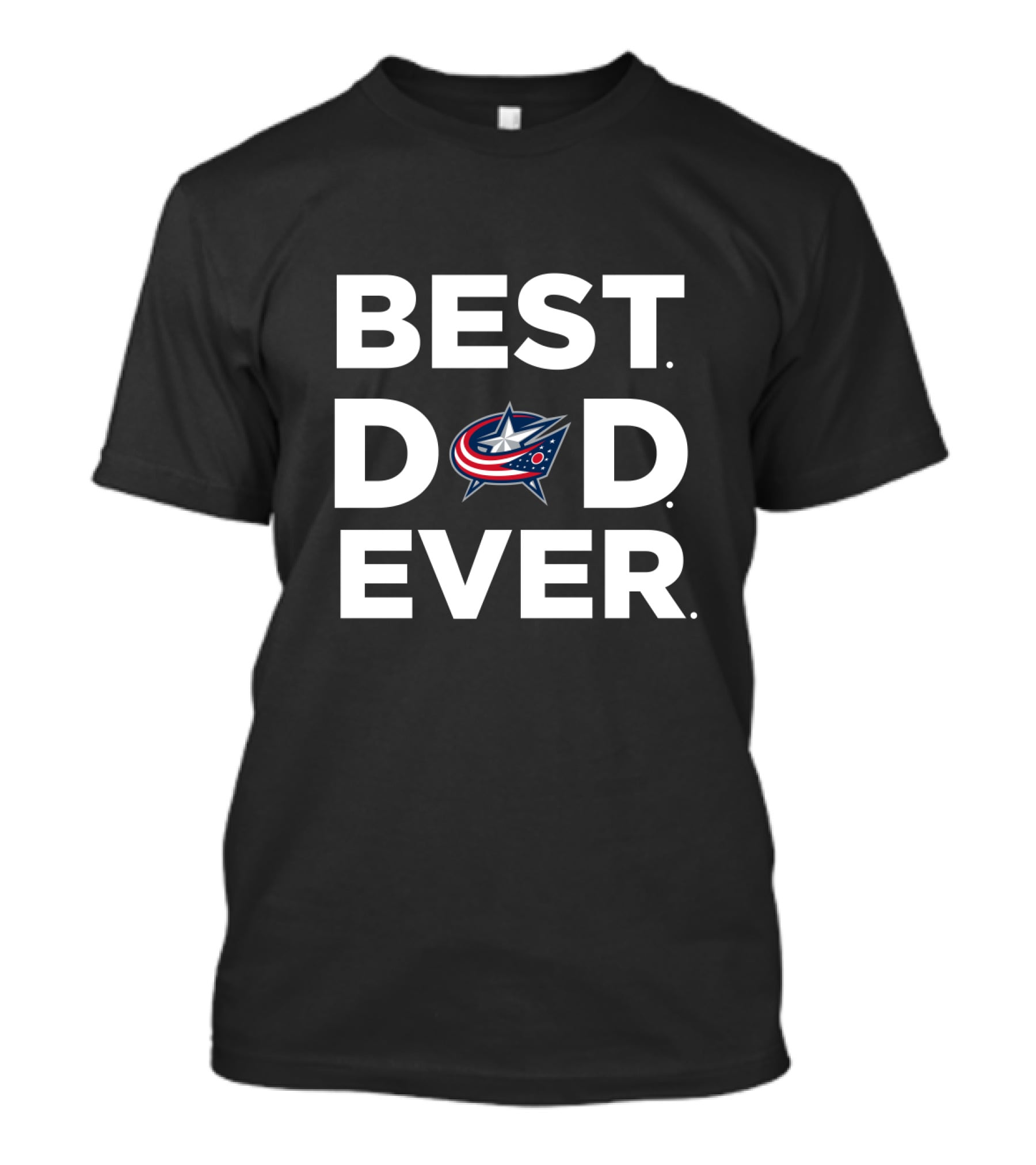 Best Columbus Blue Jackets Dad Ever T-Shirt