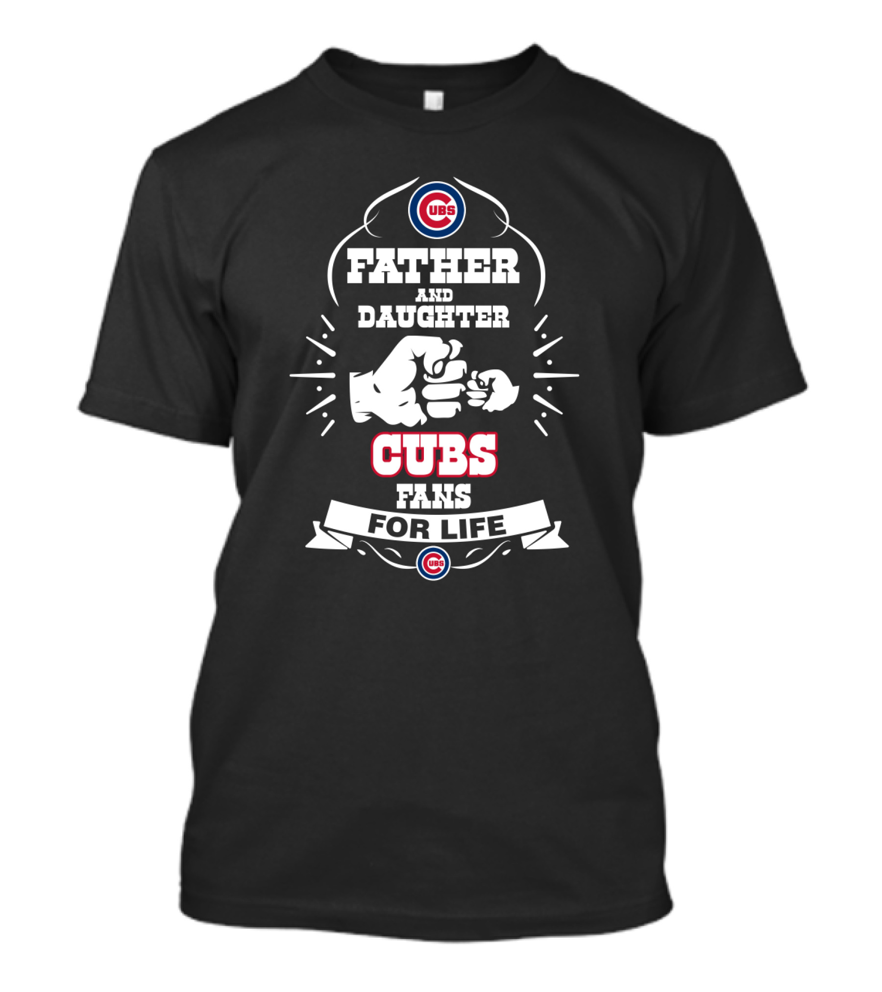Father And Daughter Cubs Fans For Life T-Shirt