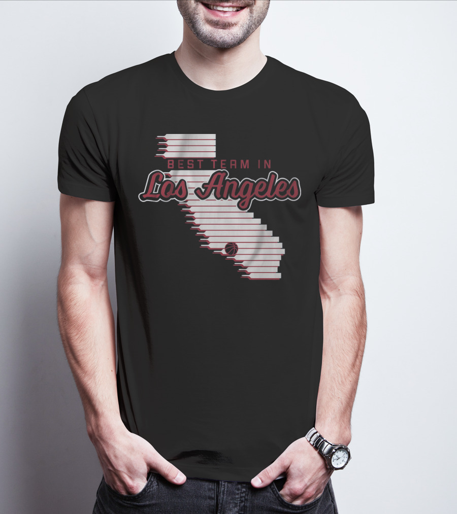 Best Team In Los Angeles ClippersTeam California Basketball T-Shirt