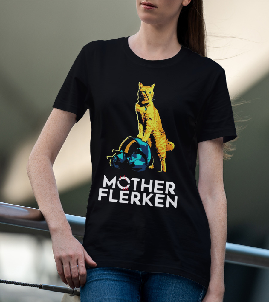 Mother Flerken Cat With Goose Helmet Marvel Fan T-Shirt
