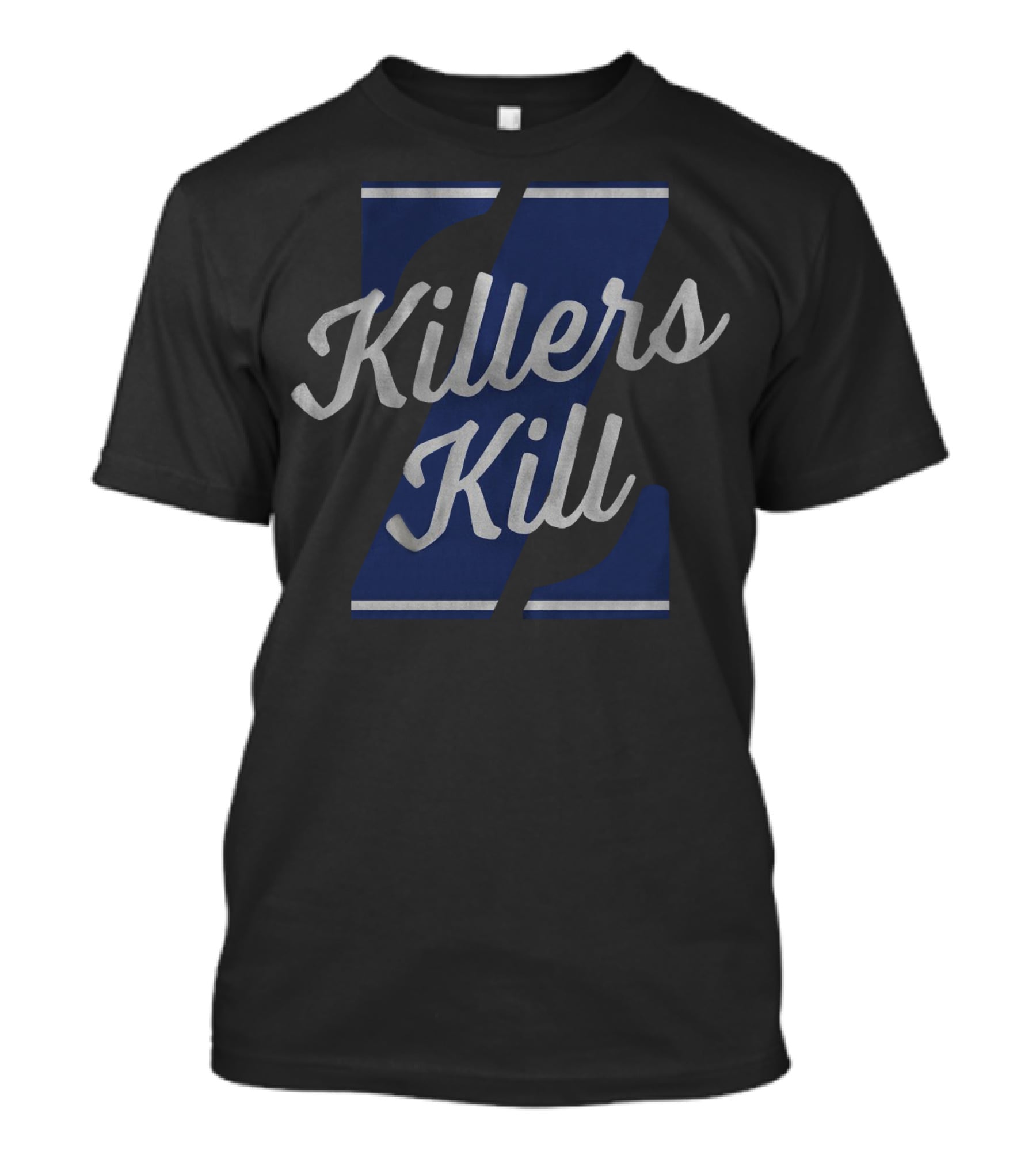 Killers Kill Navy Blue Letter Z Style T-Shirt
