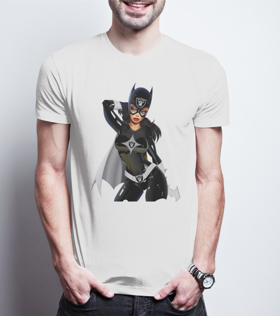 Raiders Girl Superhero Costume With Iconic Team Shield And Mask T-Shirt