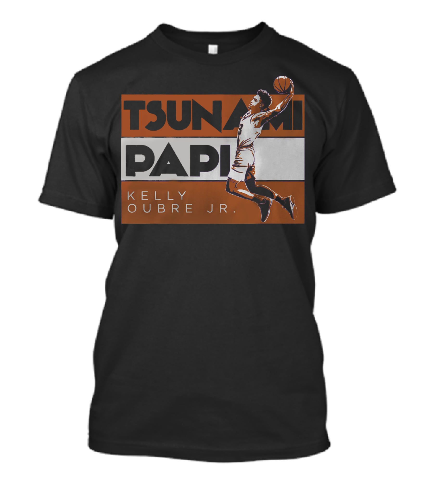 Tsunami Papi Kelly Oubre JR Basketball Dunk T-Shirt