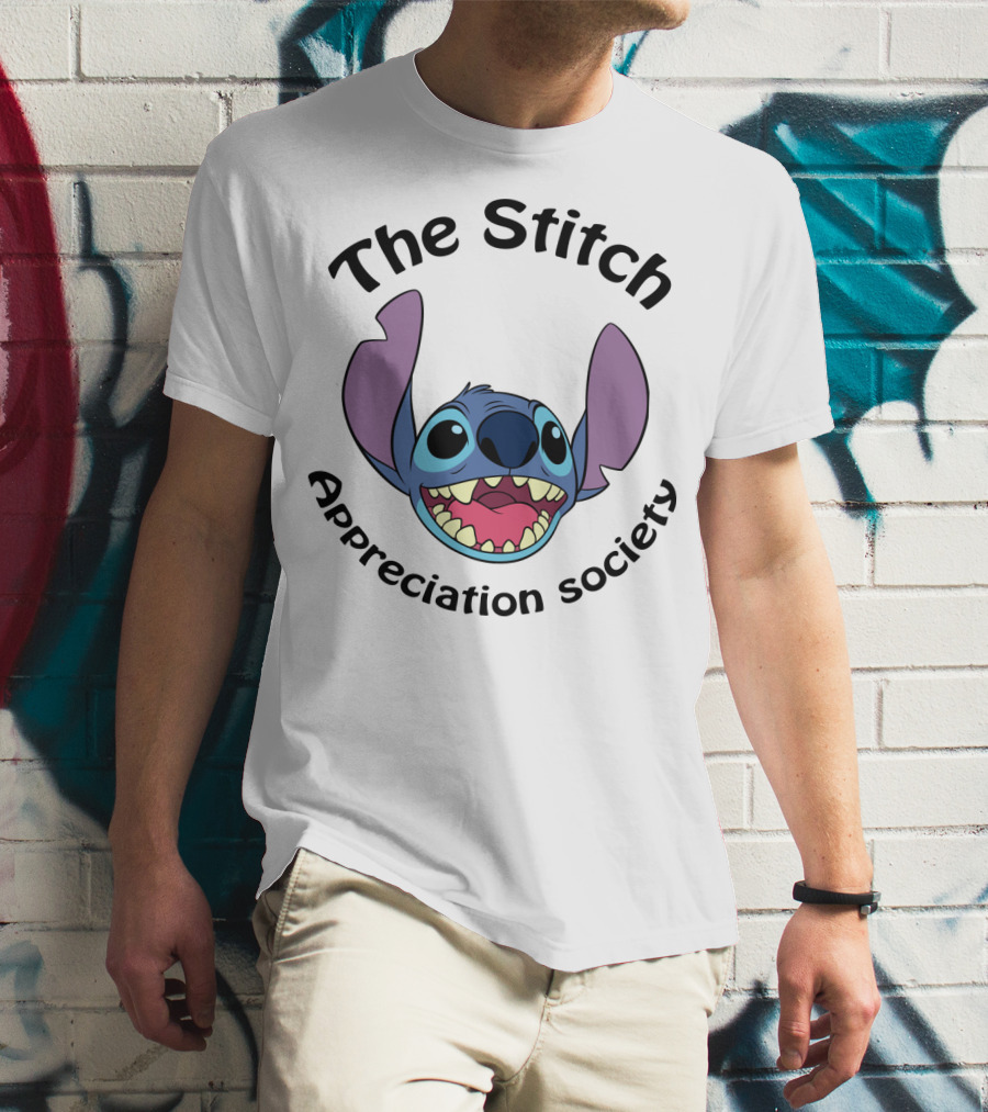 The Stitch Appreciation Society Lilo And Stitch Fandom Club Emblem T-Shirt