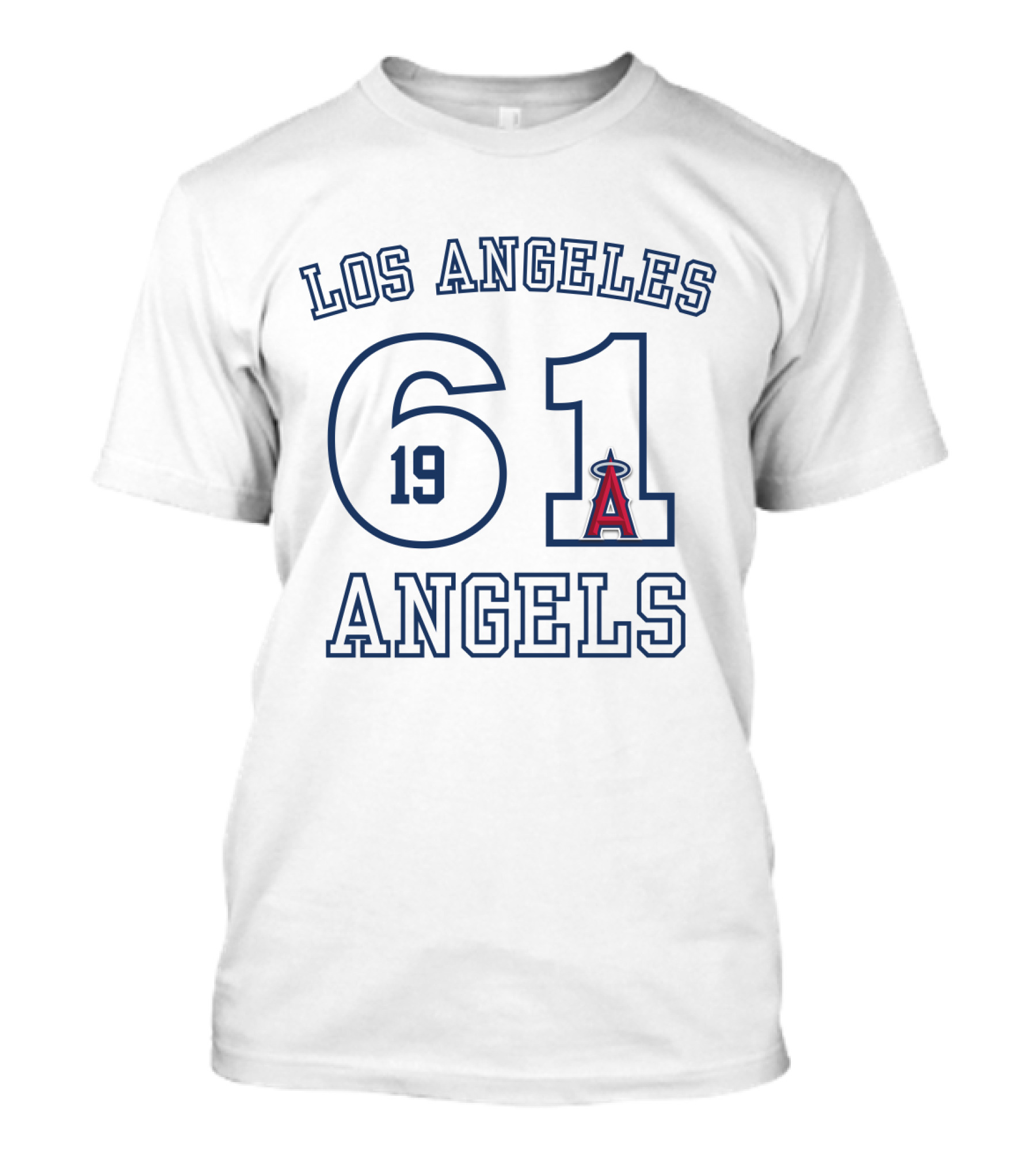 Los Angeles Angels 1961 Established Baseball Team T-Shirt