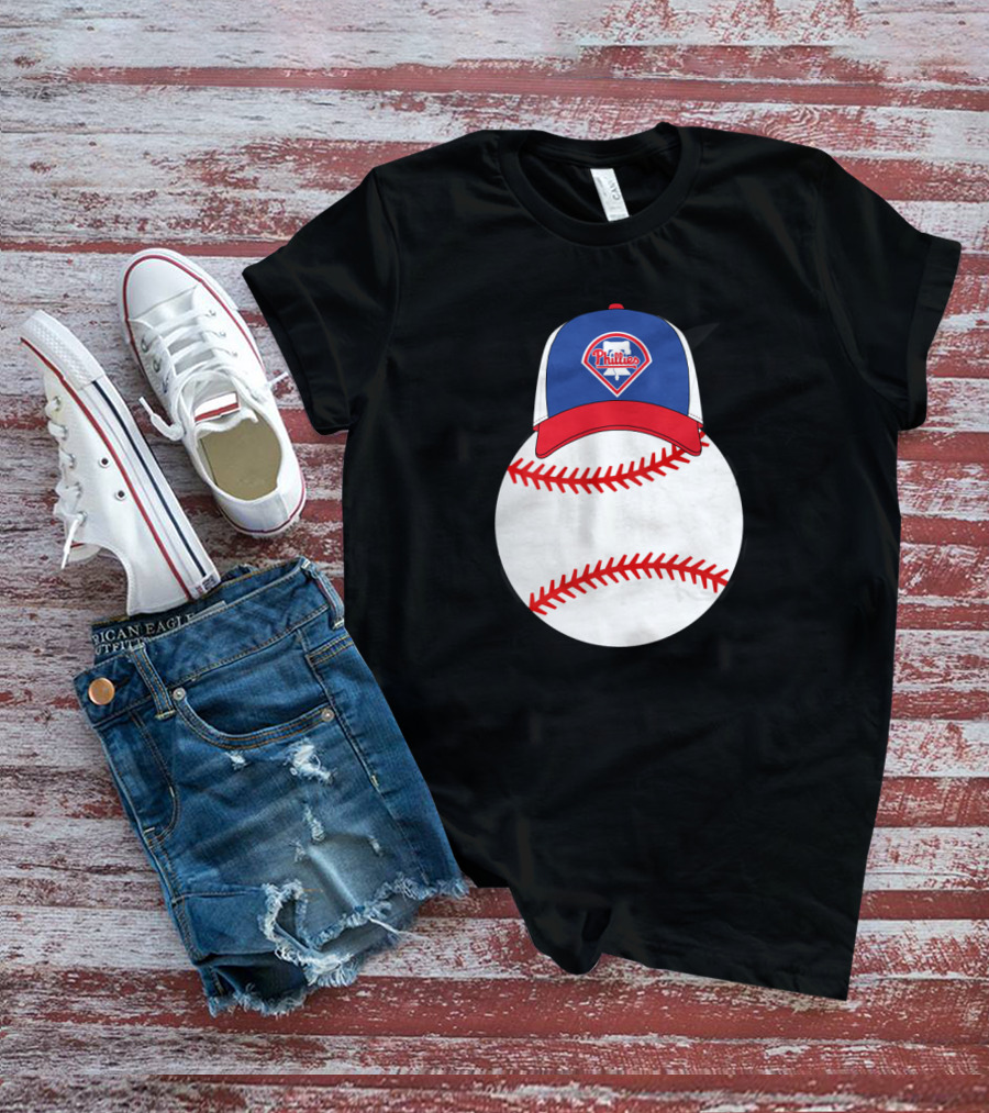 Philadelphia Phillies Mickey Mouse Baseball Hat T-Shirt