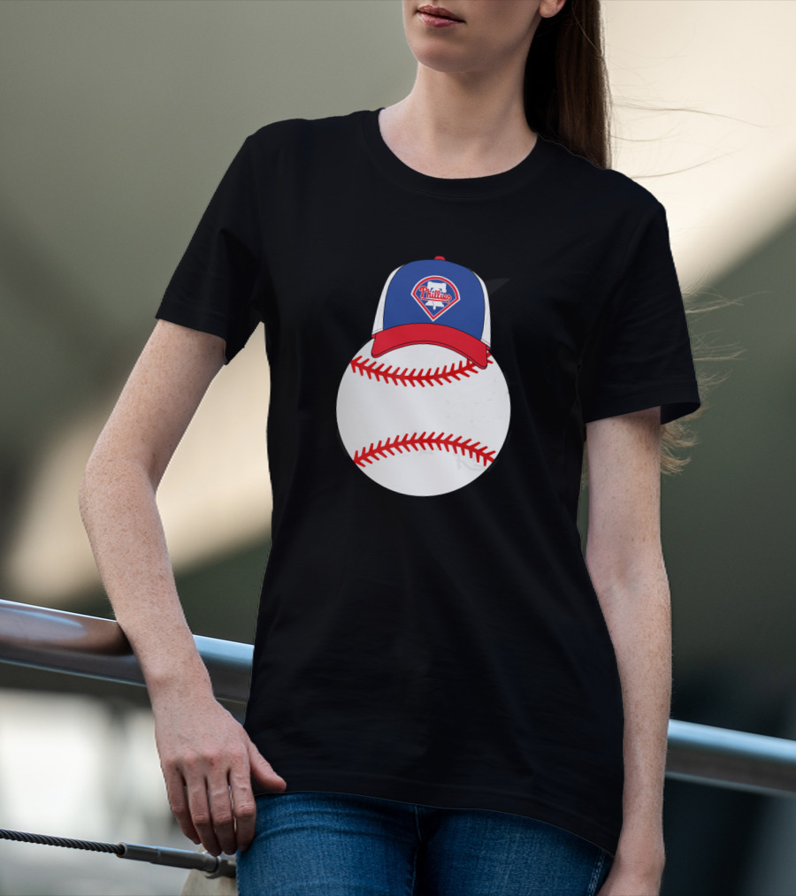Philadelphia Phillies Mickey Mouse Baseball Hat T-Shirt