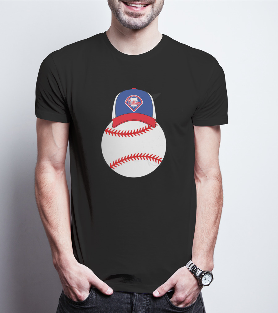 Philadelphia Phillies Mickey Mouse Baseball Hat T-Shirt
