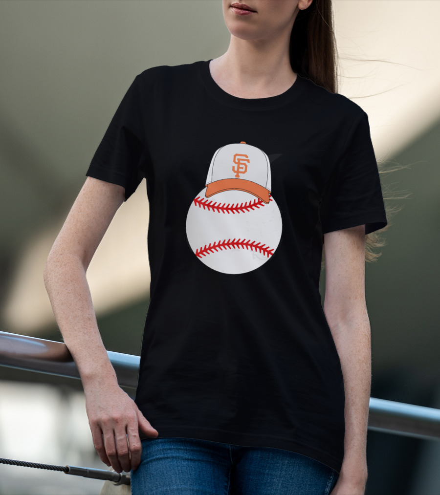 San Francisco Giants Mickey Mouse Ears Baseball Cap T-Shirt