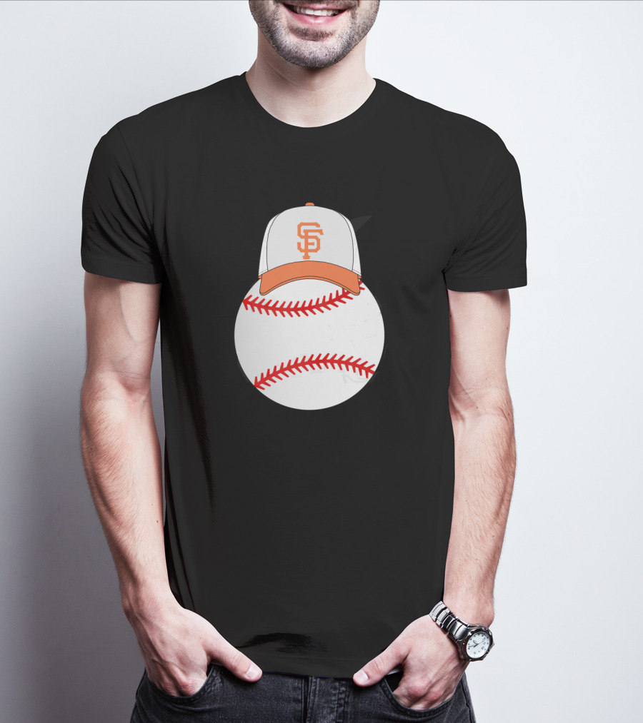 San Francisco Giants Mickey Mouse Ears Baseball Cap T-Shirt