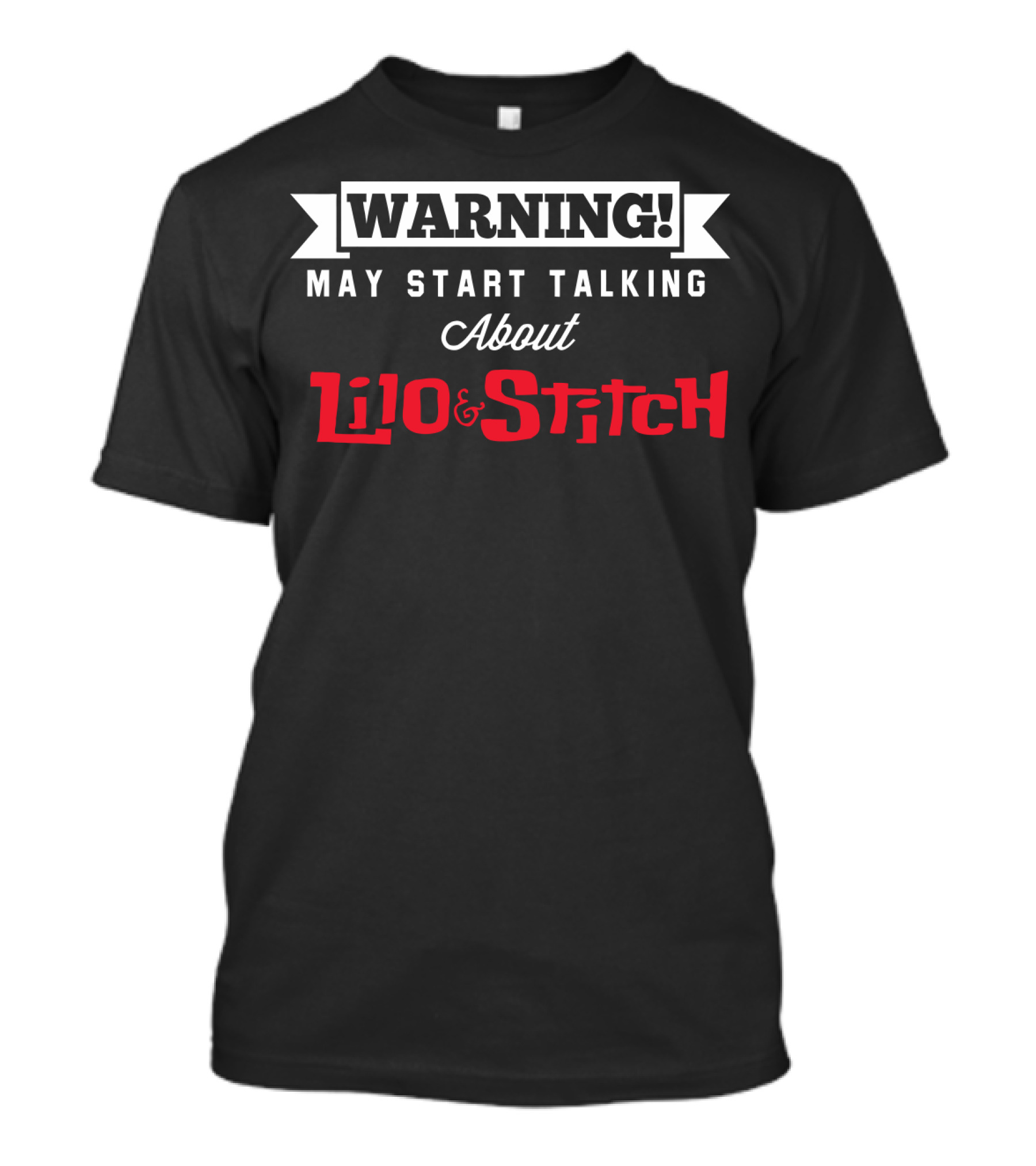 Warning Enthusiastically Discussing Lilo And Stitch Adventures T-Shirt