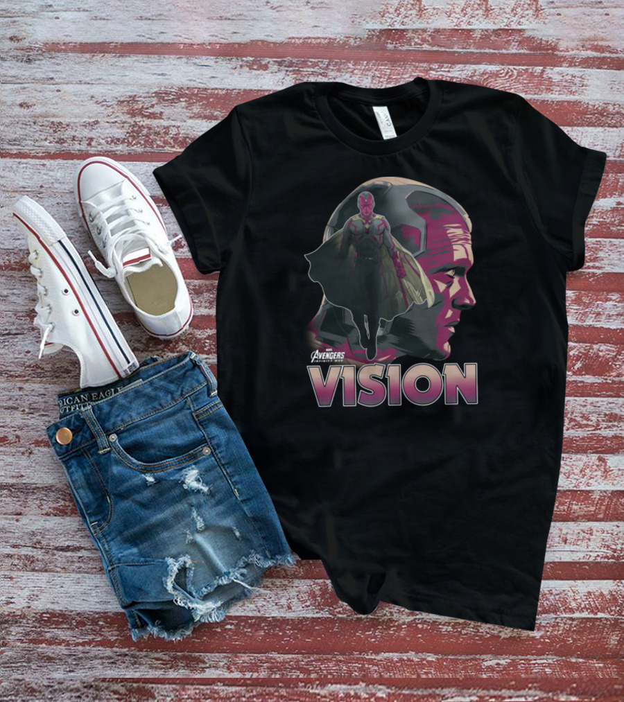 Avengers Vision Profile Infinity War T-Shirt