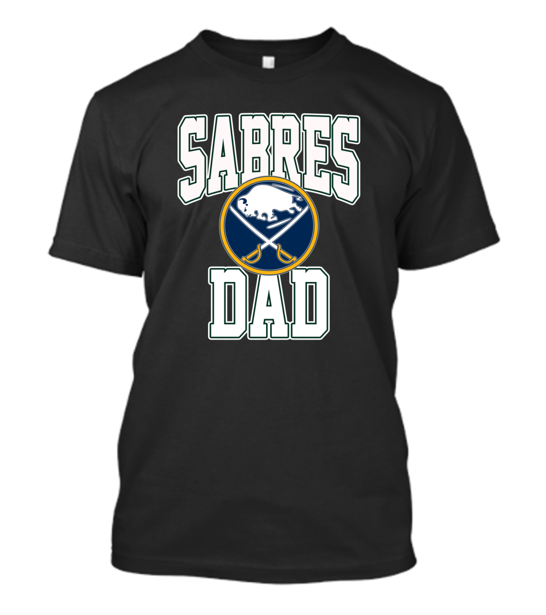 Sabres Dad Buffalo Hockey Fan Enthusiast T-Shirt