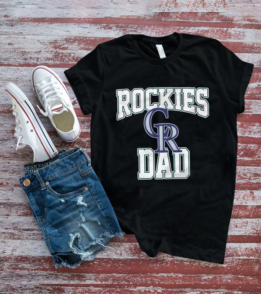 Colorado Rockies Dad Fan Appreciation Gift Top T-Shirt