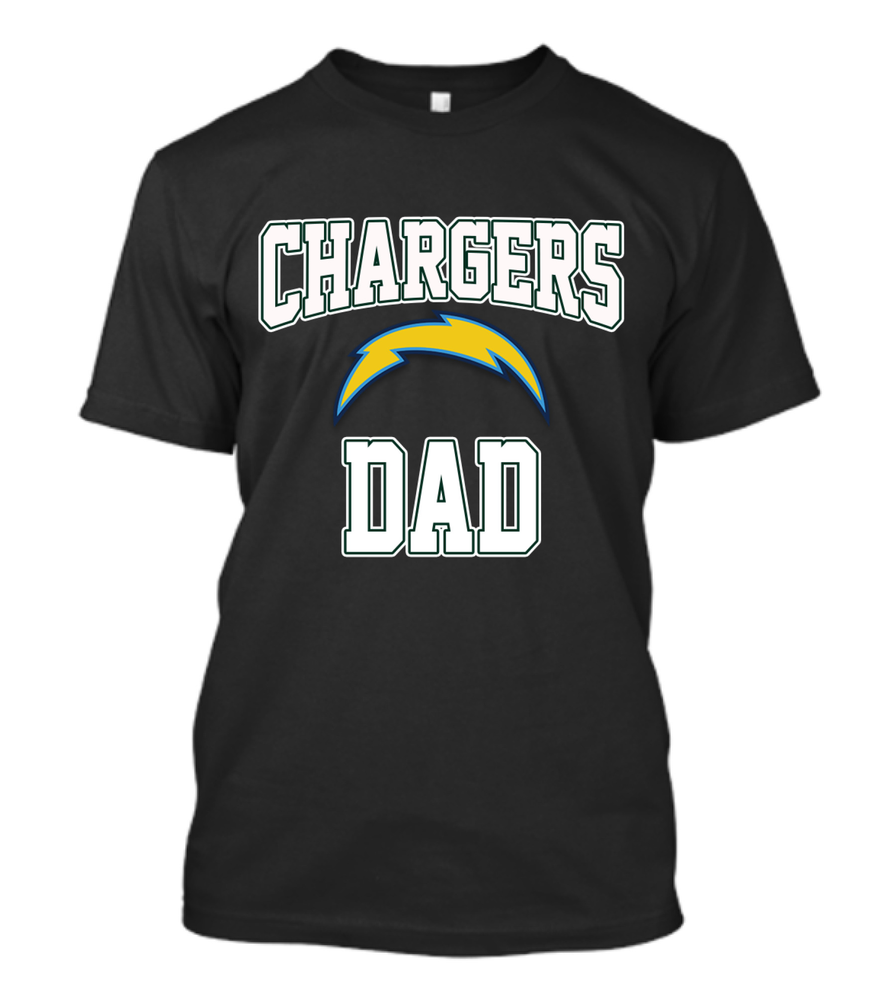 Los Angeles Chargers Dad Fathers Day T-Shirt