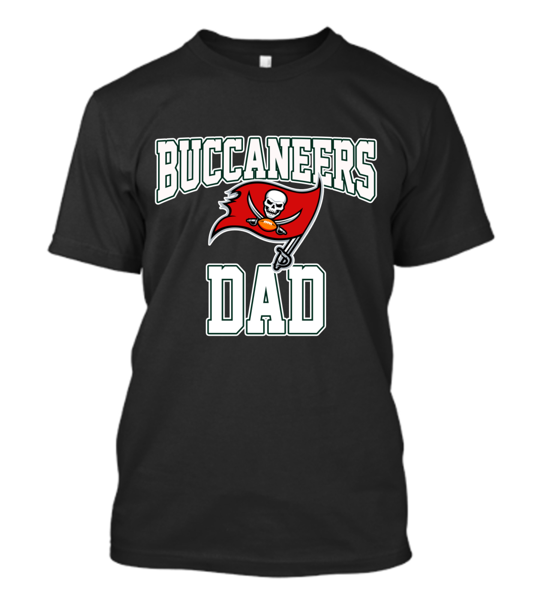 Buccaneers Dad Tampa Bay Football Fathers Day T-Shirt