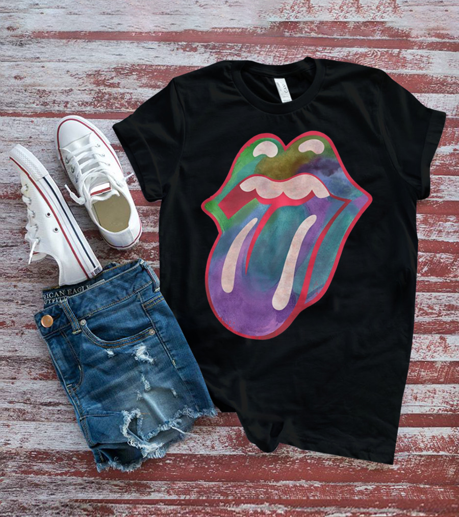 The Rolling Stones Multicolor Tongue T-Shirt