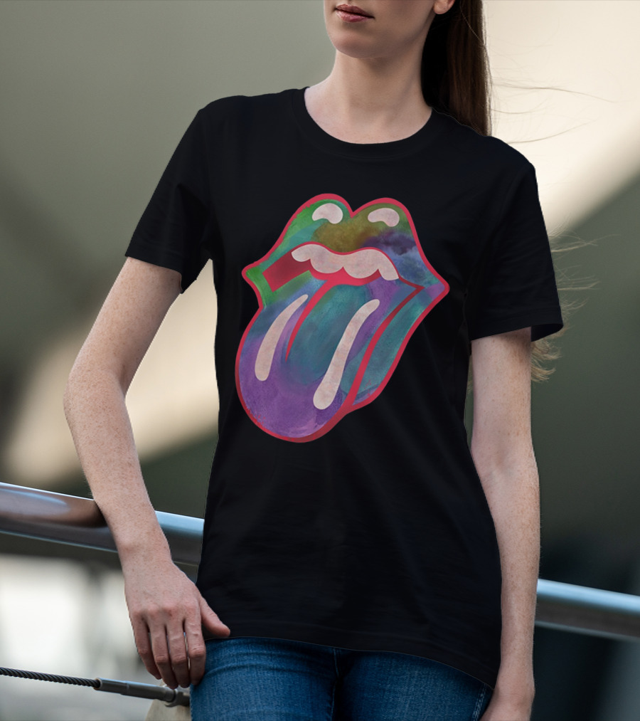 The Rolling Stones Multicolor Tongue T-Shirt