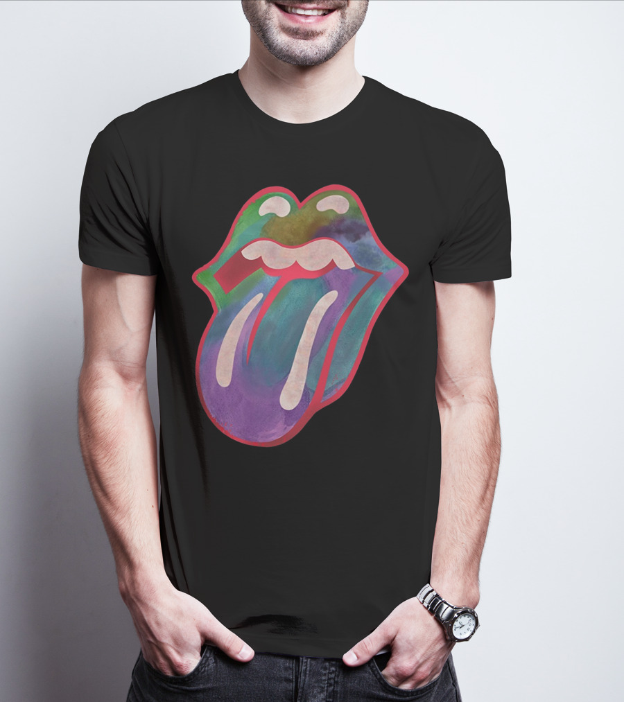 The Rolling Stones Multicolor Tongue T-Shirt