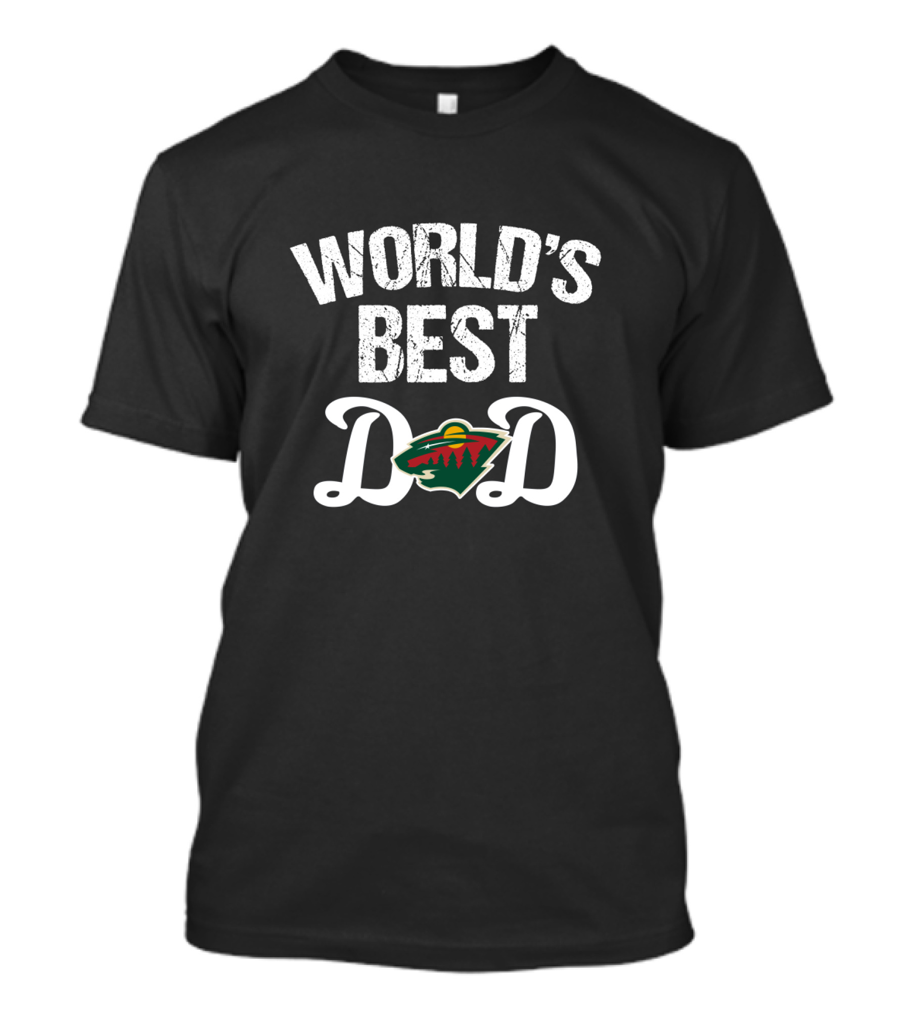 World's Best Minnesota Wild Dad T-Shirt