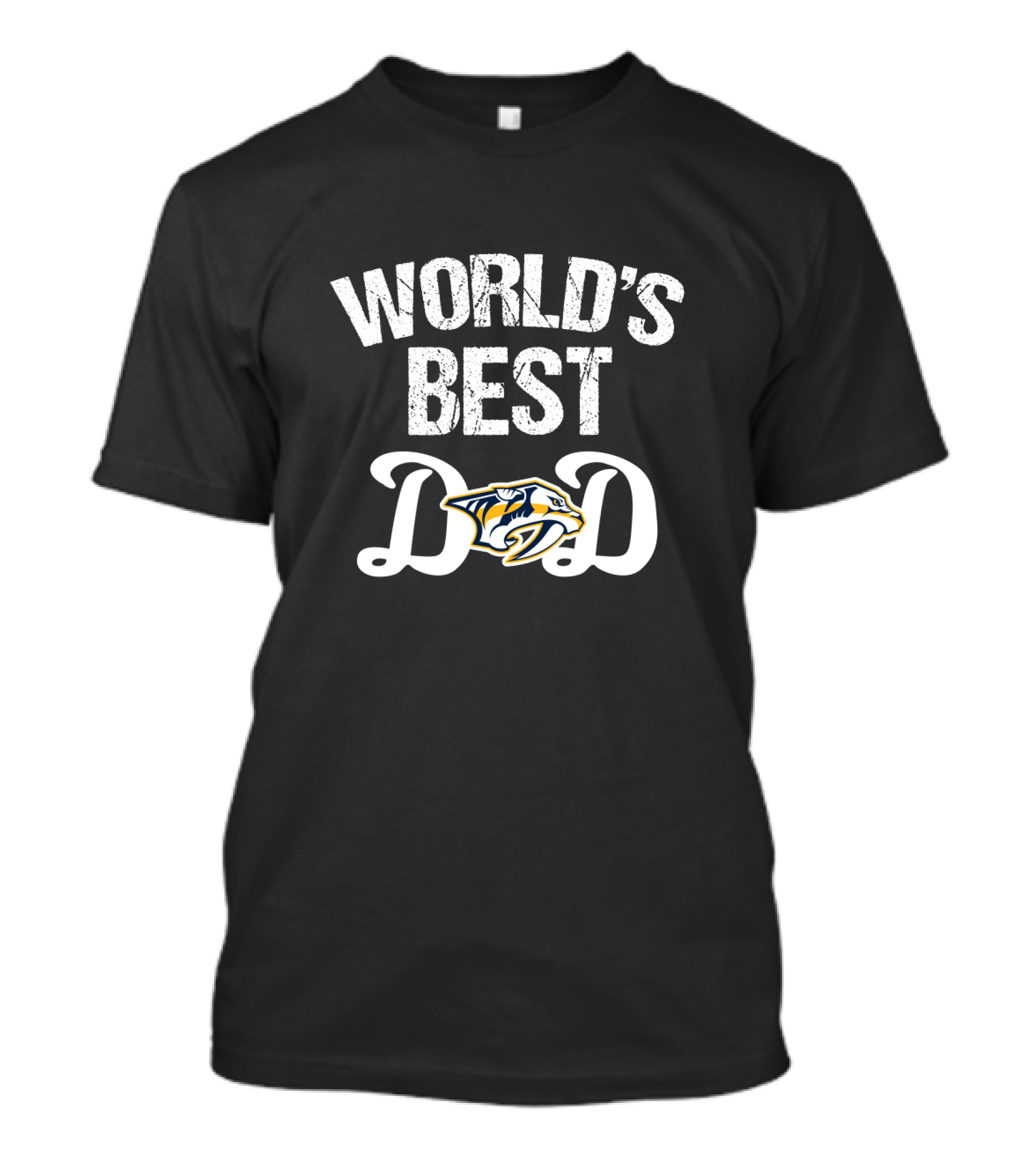 World's Best Dad Nashville Predators T-Shirt
