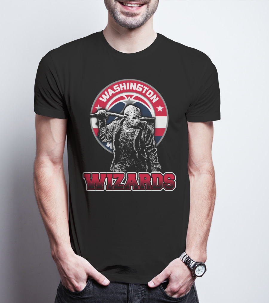 Jason Voorhees And Washington Wizards Crossover Fans T-Shirt