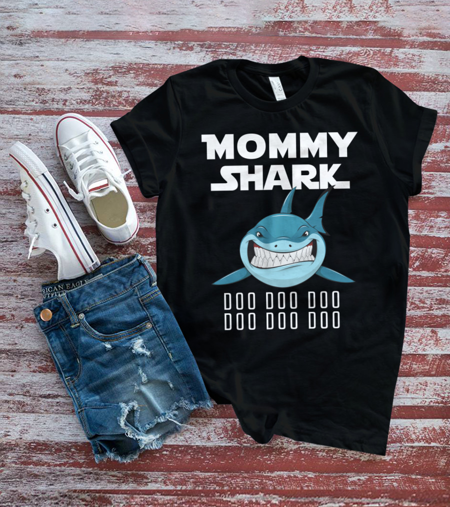Mommy Shark Doo Doo Doo Cartoon T-Shirt
