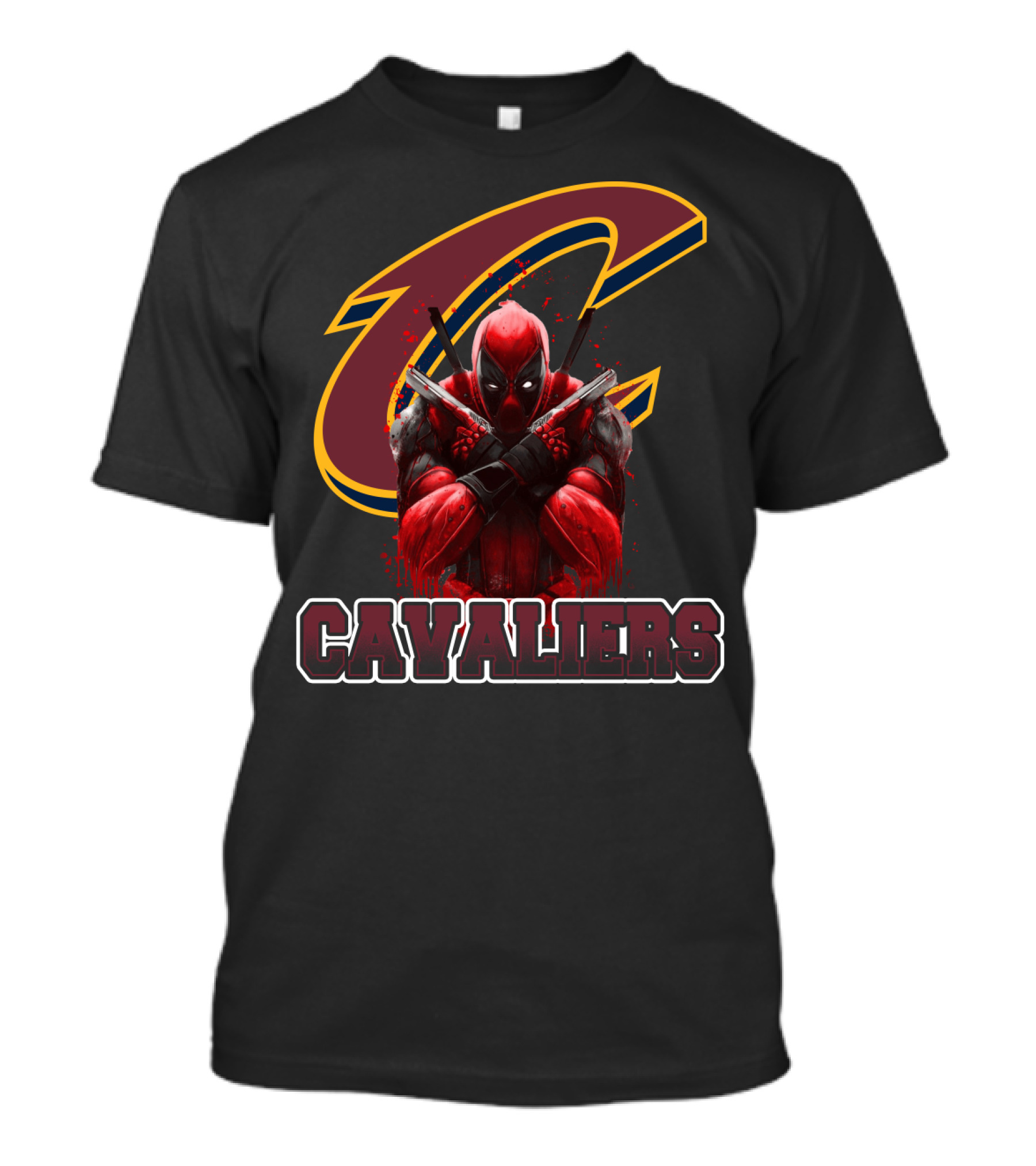 Cleveland Cavaliers Deadpool Mashup Fan T-Shirt