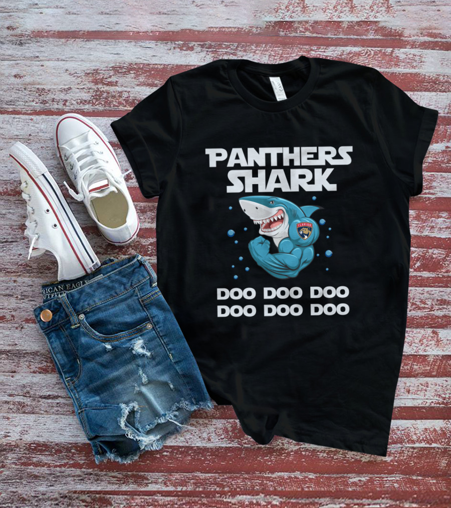 Panthers Shark Florida Doo Doo Doo Doo Doo Doo T-Shirt