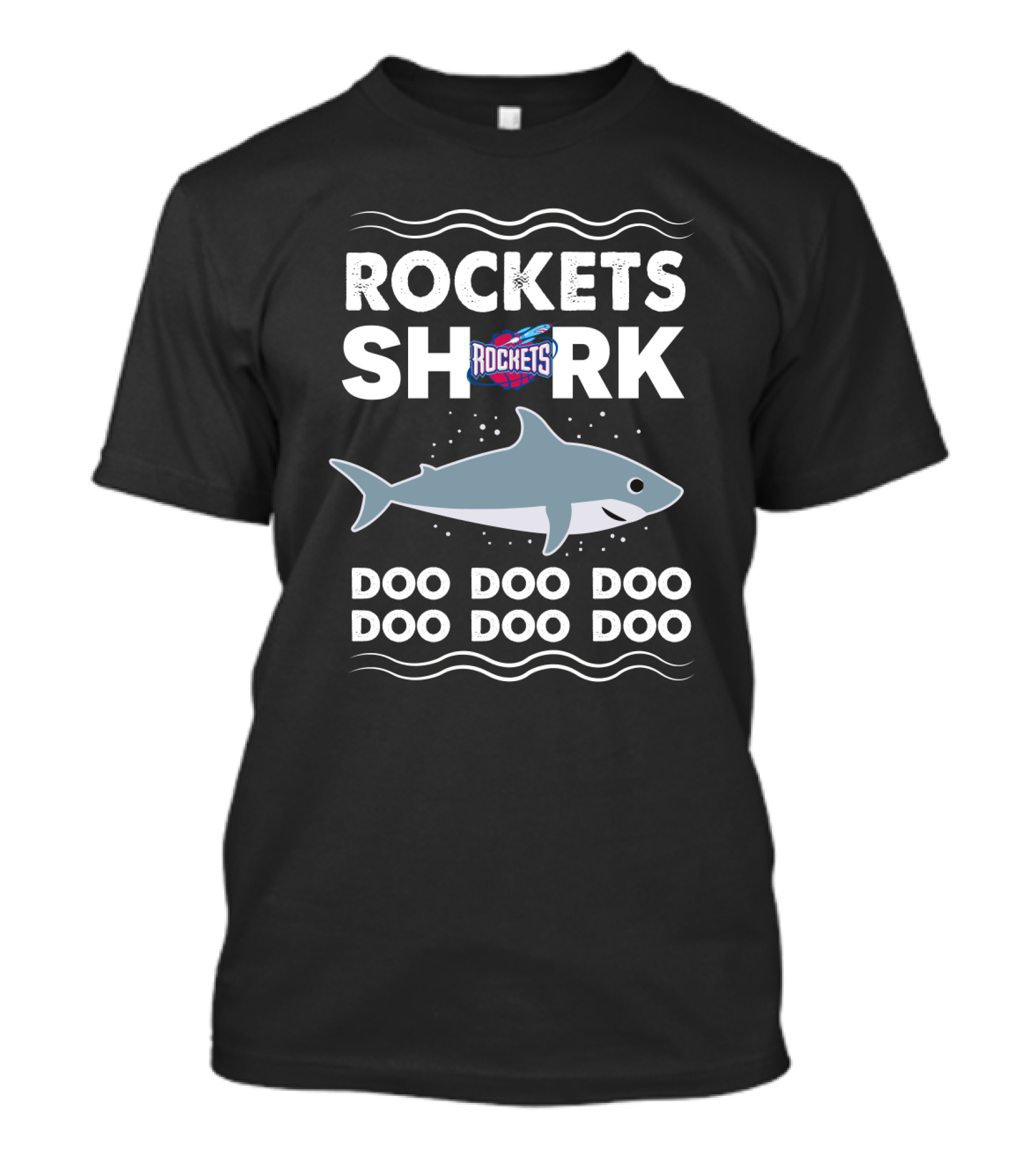 Houston Rockets Shark Doo Doo Doo Basketball T-Shirt