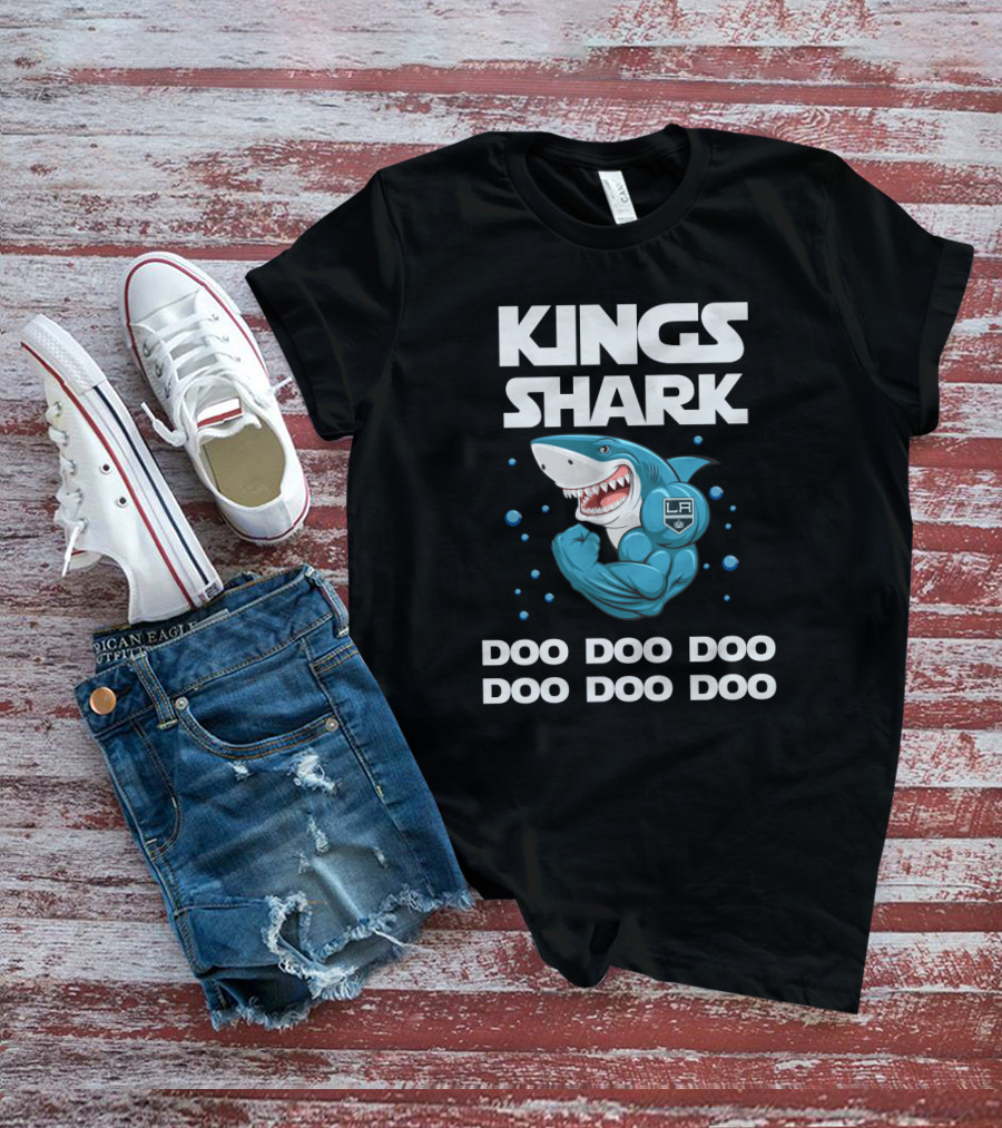 Kings Shark LA Doo Doo Doo Los Angeles Kings Fan Merch T-Shirt
