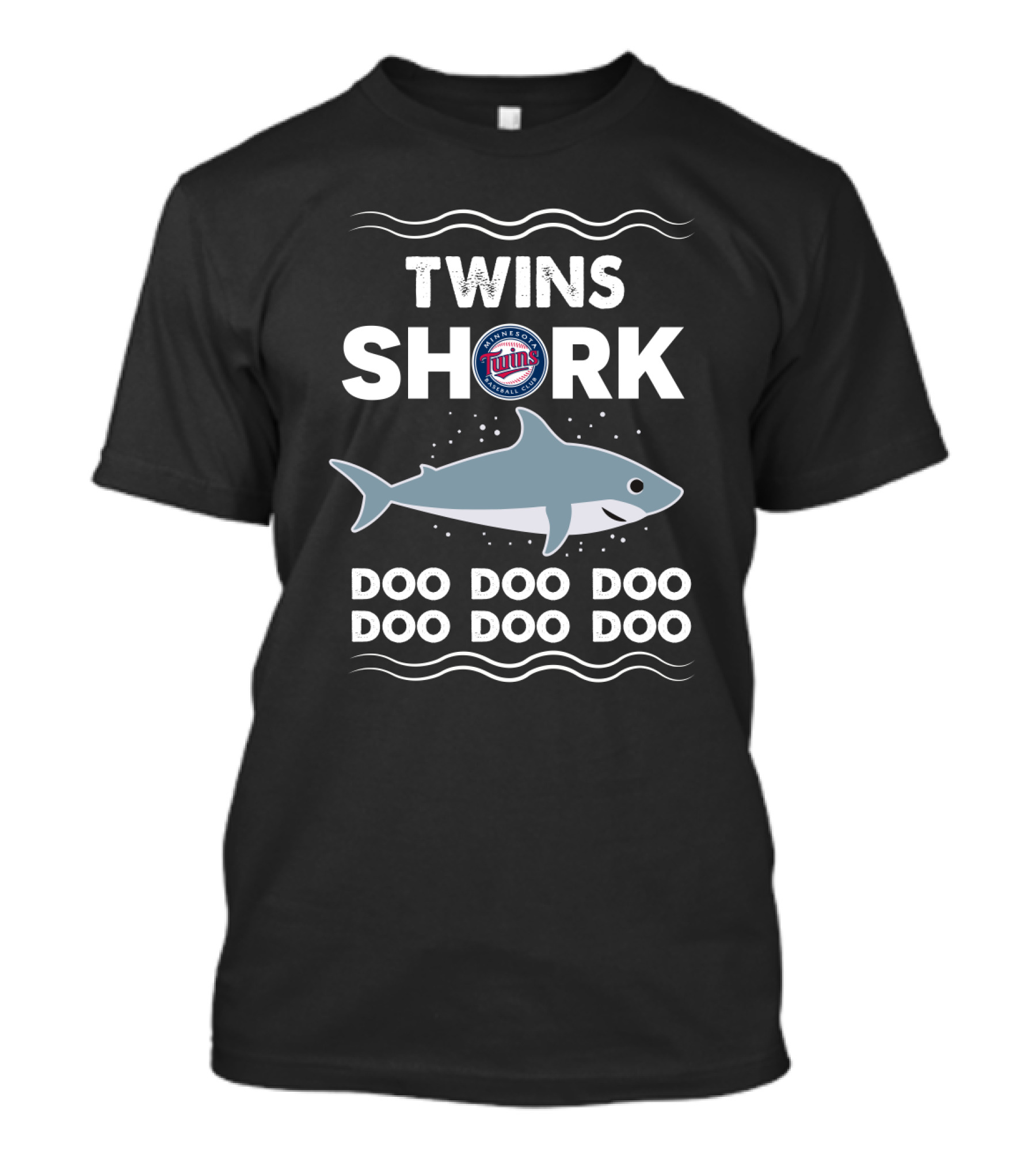 Twins Shark Doo Doo Doo Minnesota Baseball T-Shirt