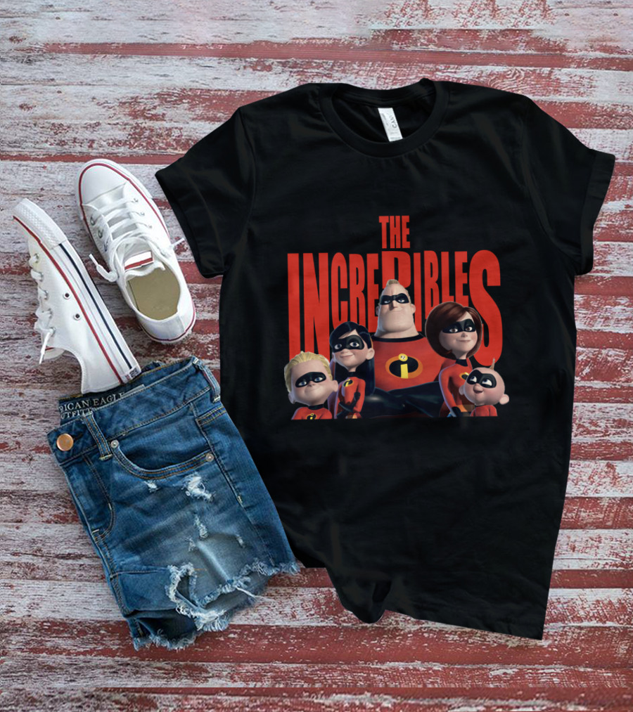 The Incredibles Family Character T-Shirt