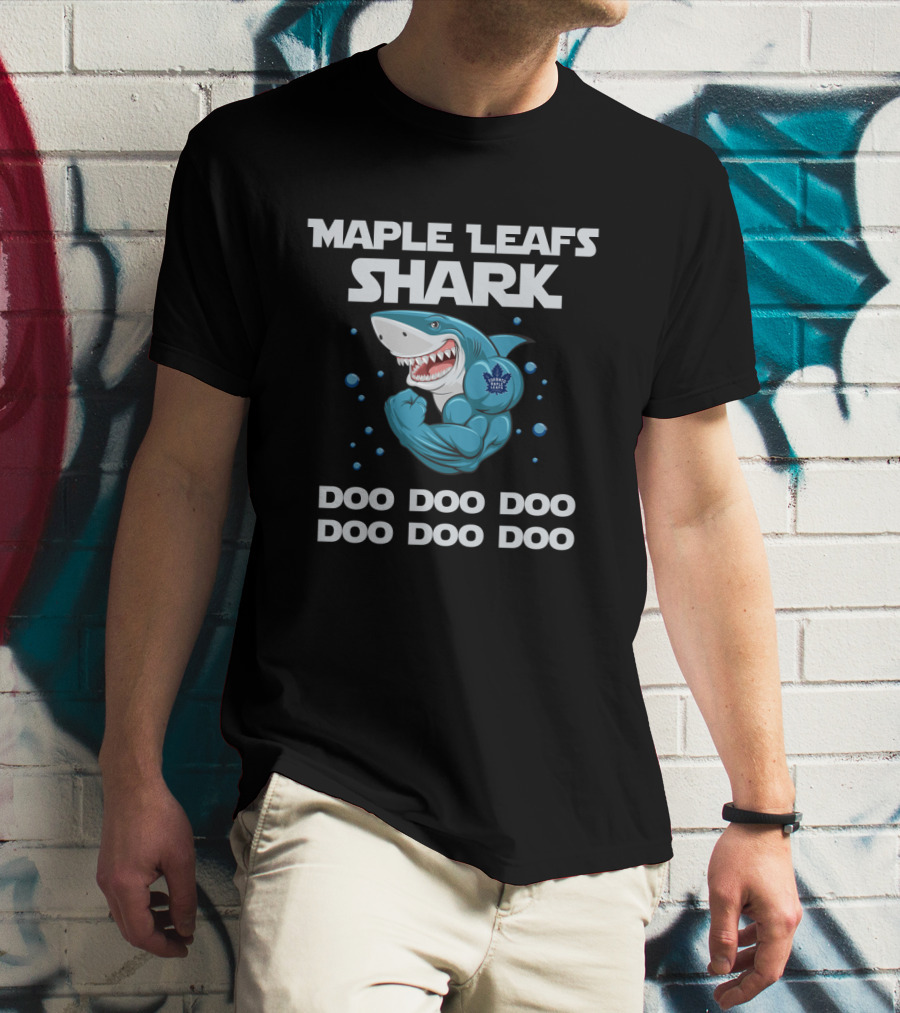 Maple Leafs Shark Doo Doo Doo Doo Doo Doo Toronto Hockey Fan Pop Culture T-Shirt