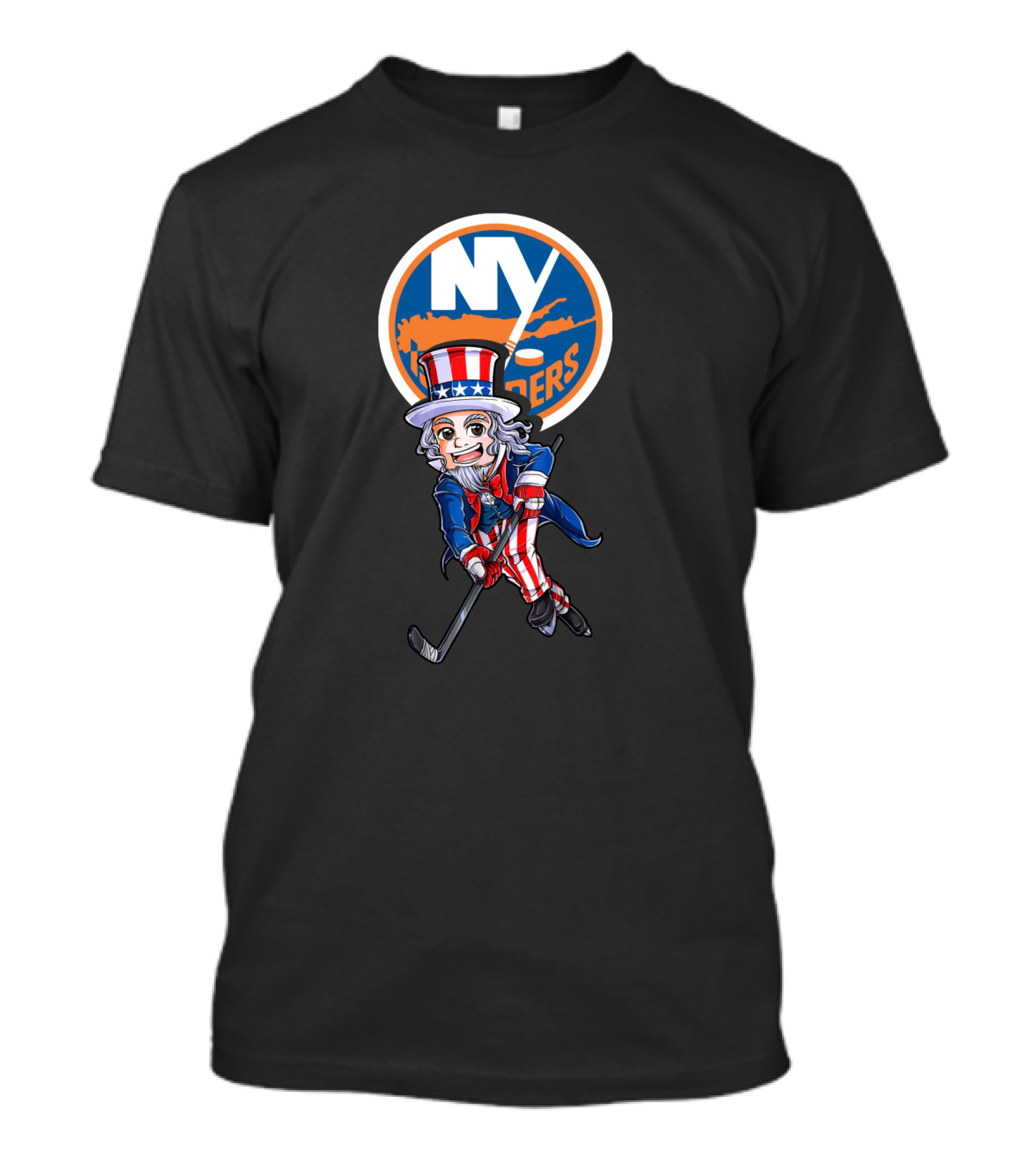 Ny Islanders Uncle Sam Hockey 4Th July T-Shirt