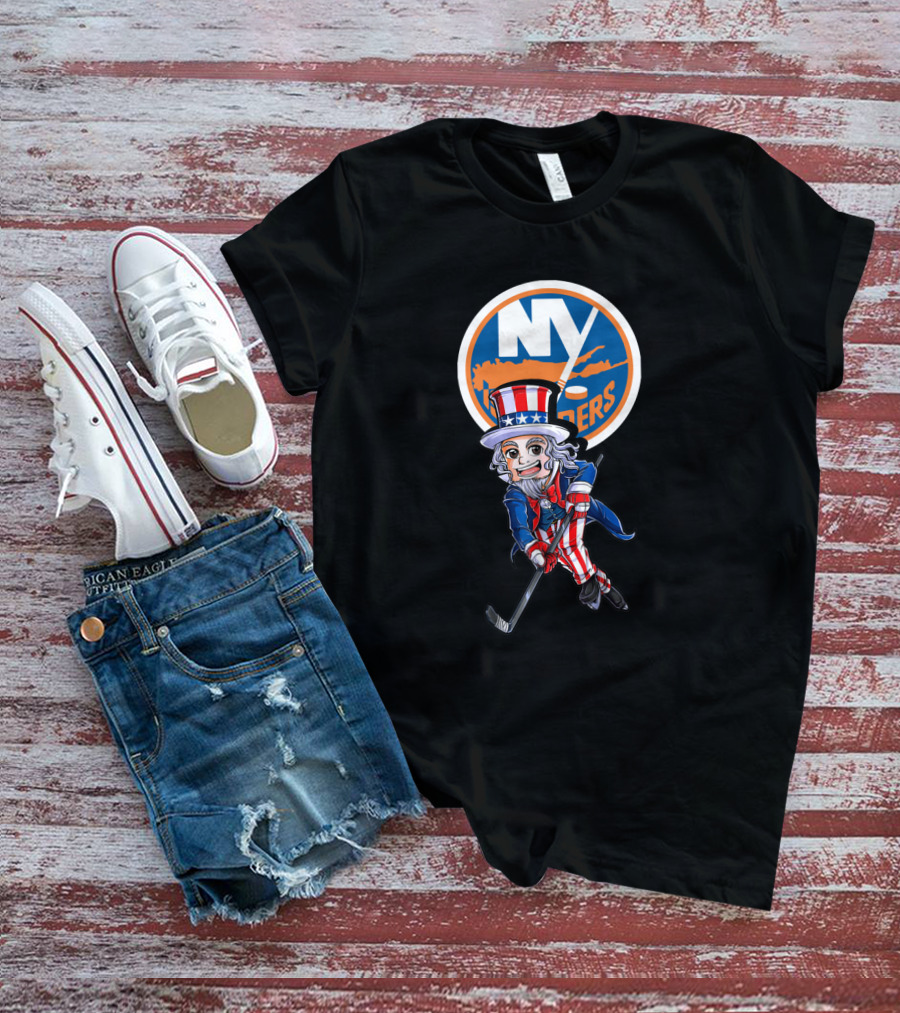 Ny Islanders Uncle Sam Hockey 4Th July T-Shirt