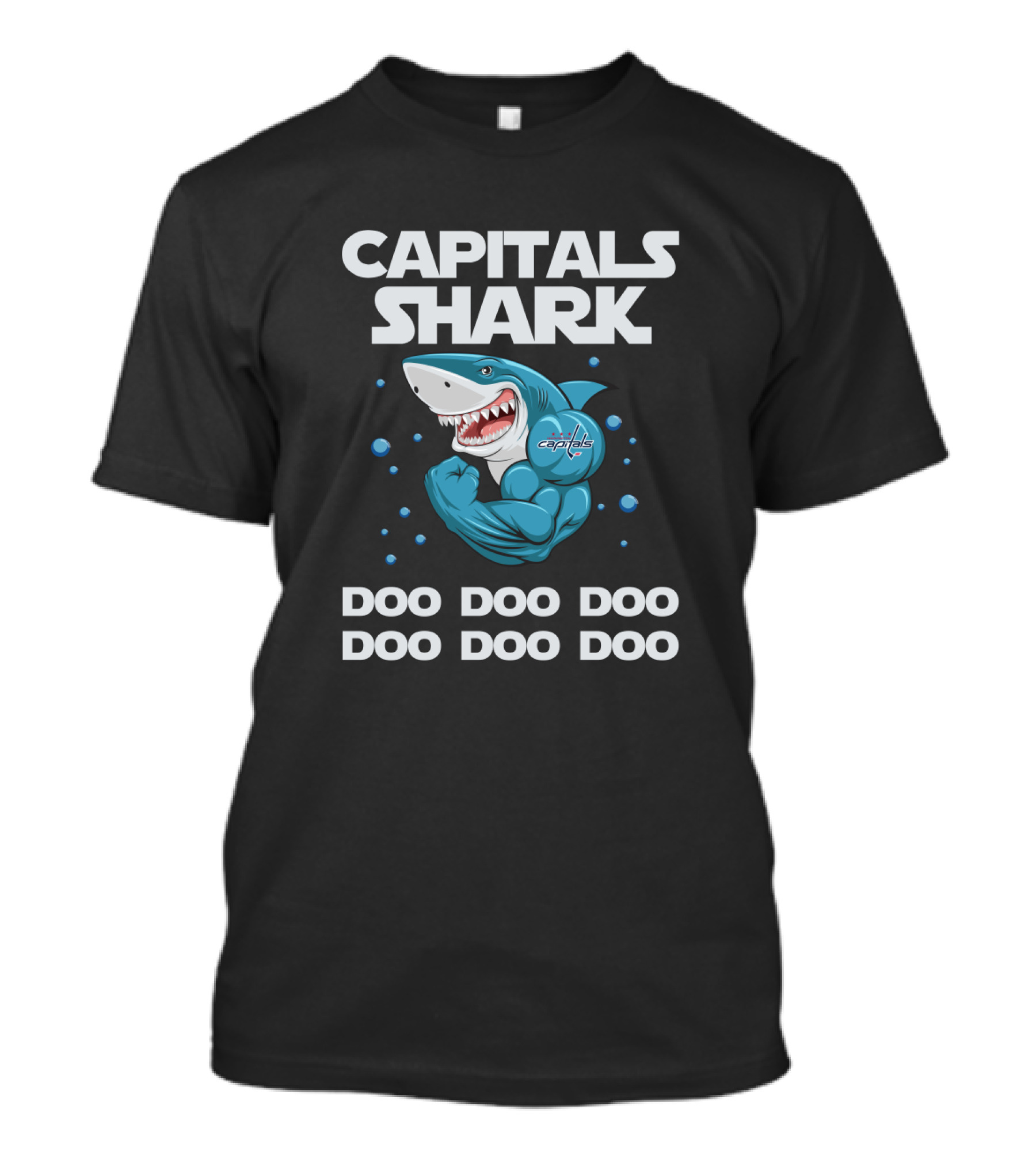 Capitals Shark Washington Doo Doo Doo Hockey Team Fan T-Shirt