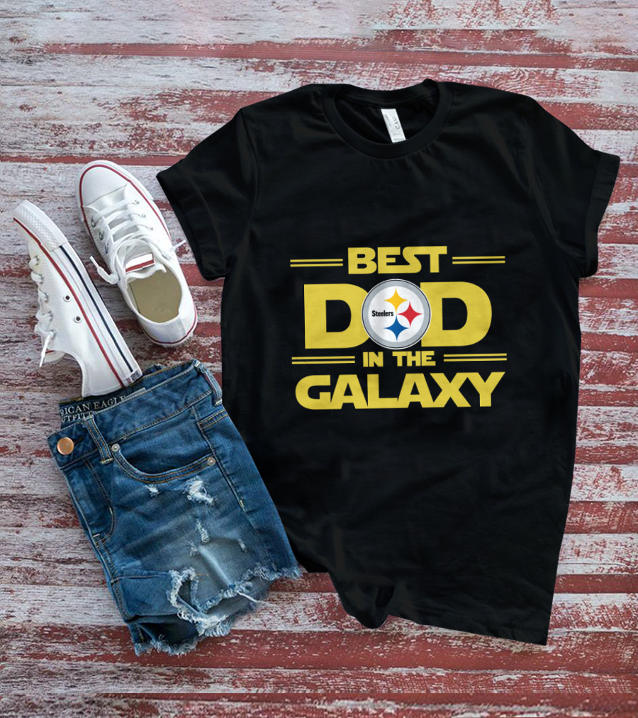 Best Pittsburgh Steelers Dad In The Galaxy T-Shirt