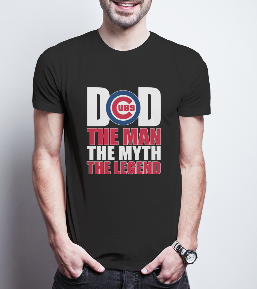 Chicago Cubs Dad The Man The Myth The Legend T-Shirt