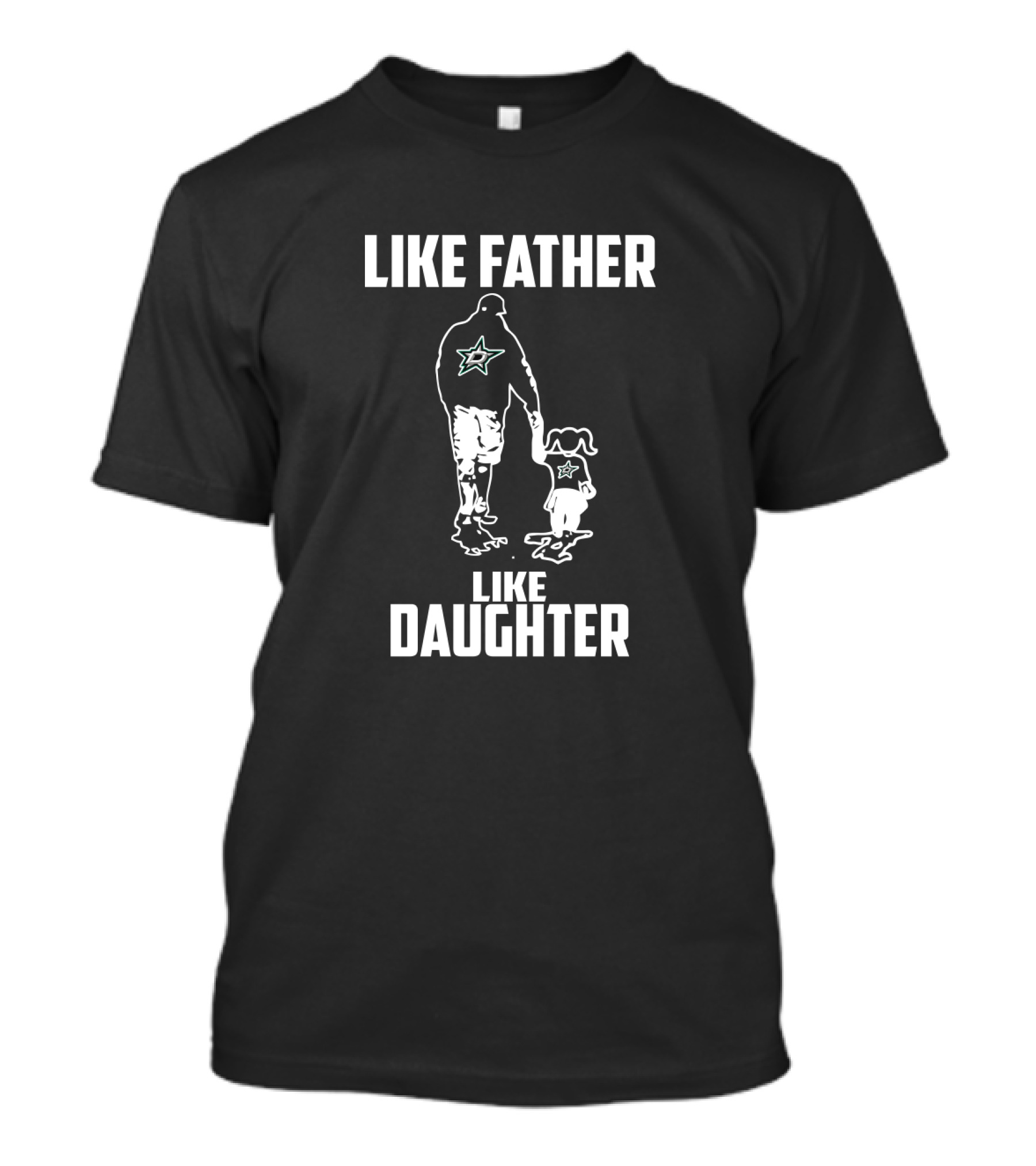 Dallas Stars Like Father Like Daughter Matching Star Bond T-Shirt