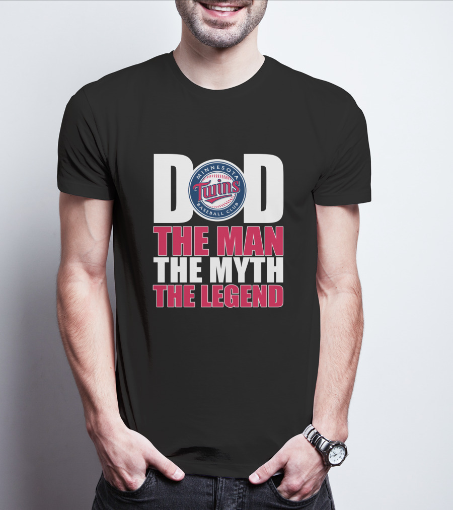 Minnesota Twins Dad Baseball Club The Man The Myth The Legend T-Shirt