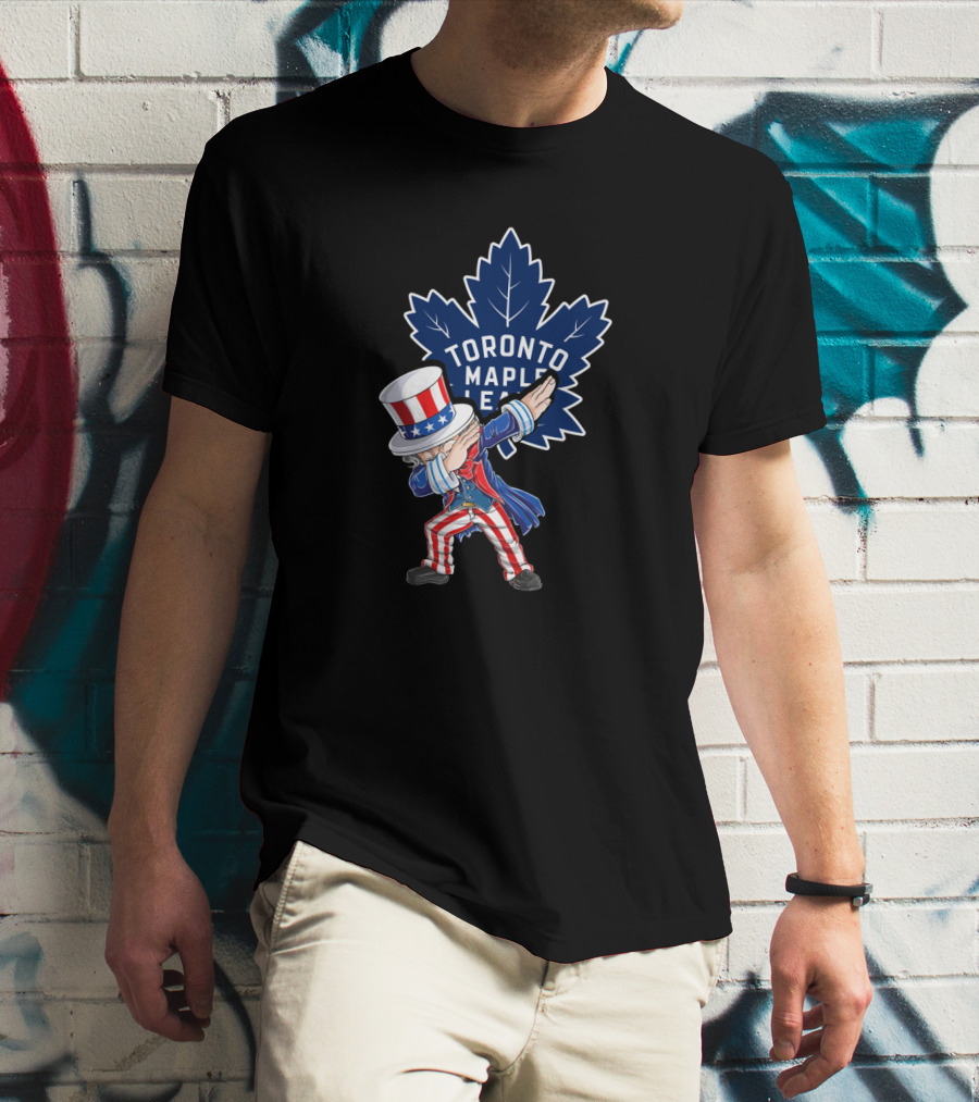 Toronto Maple Leafs Uncle Sam Dabbing Fourth Of July T-Shirt